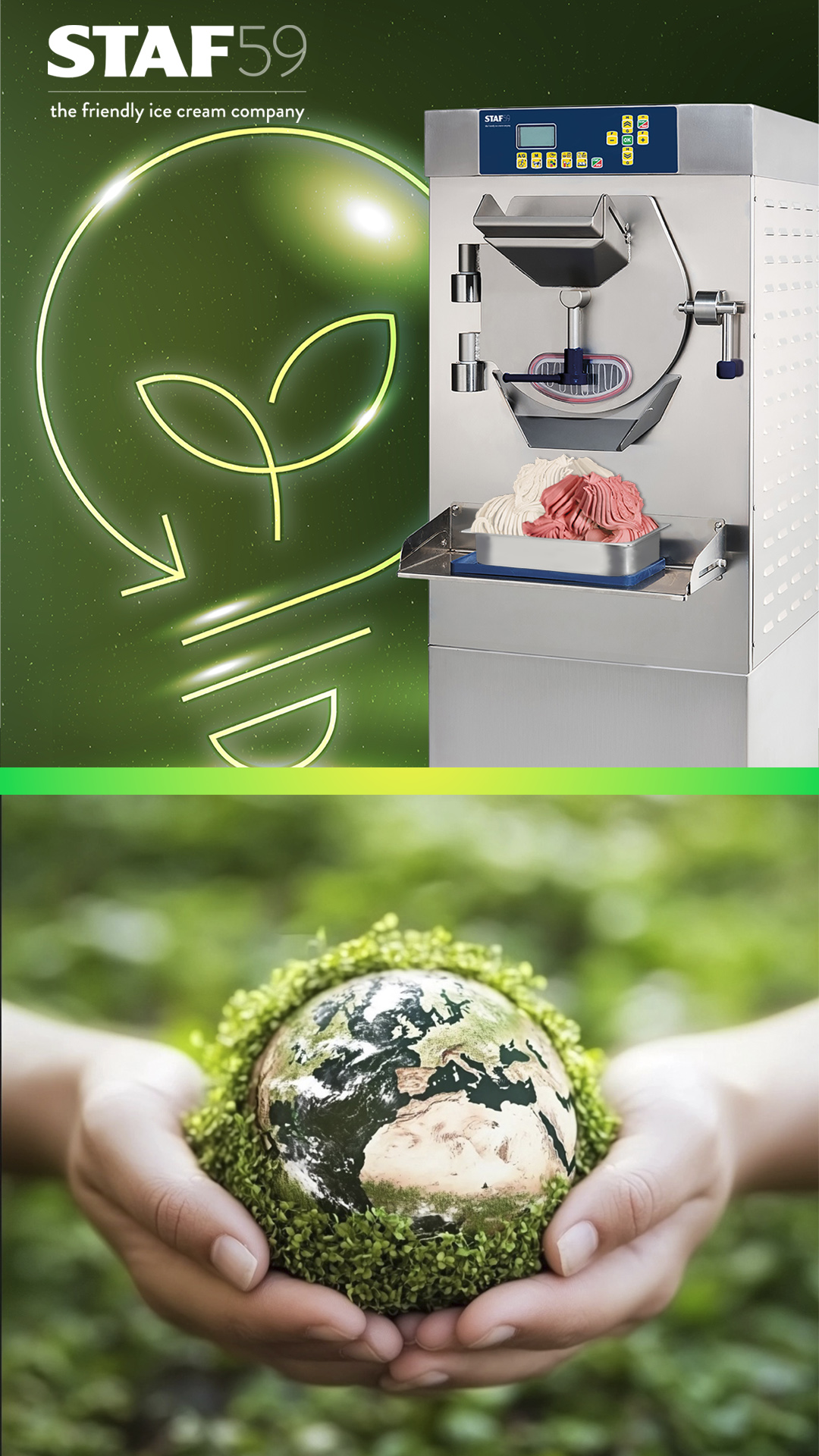 Gelato, gelato Italiano, gelateria, mantecatori, batch freezers, eco friendly