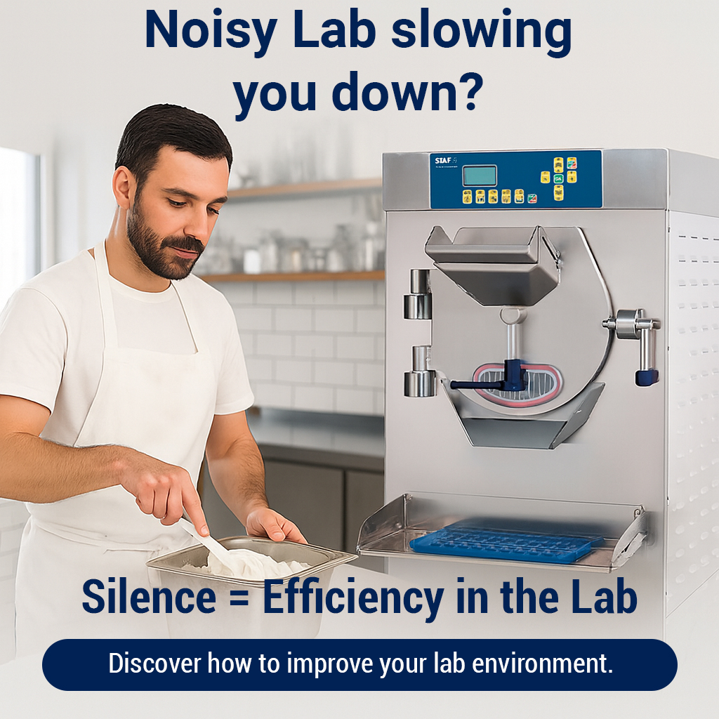 Professional horizontal gelato machine with inverter technology